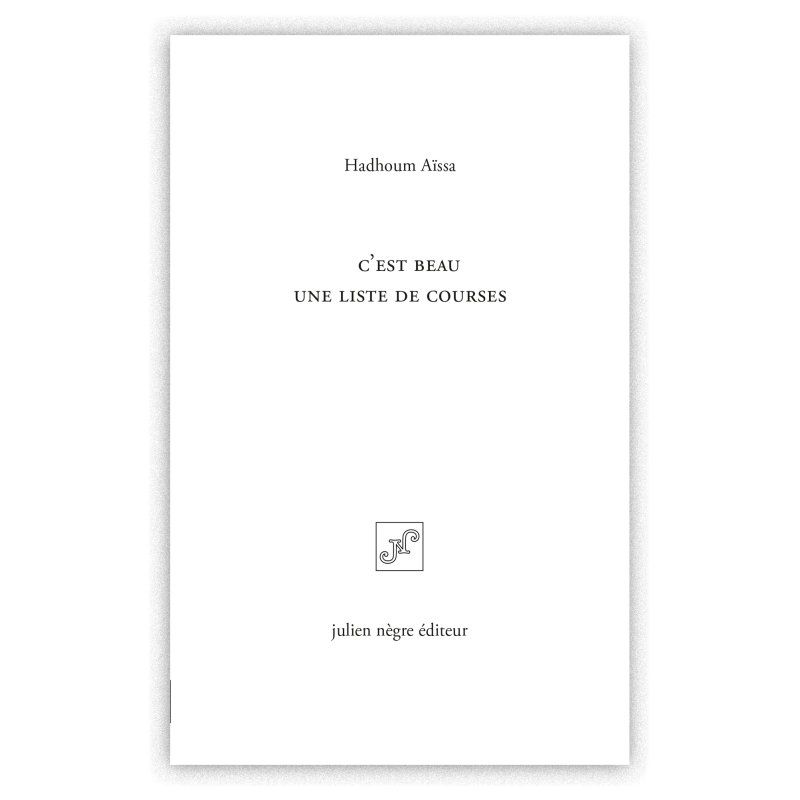 C'est beau une liste de courses C'est beau une liste de courses